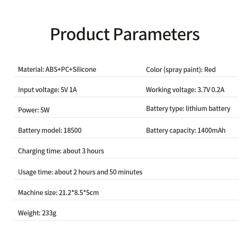 Brosse électrique infra‑rouge multi‑thérapie – croissance & massage