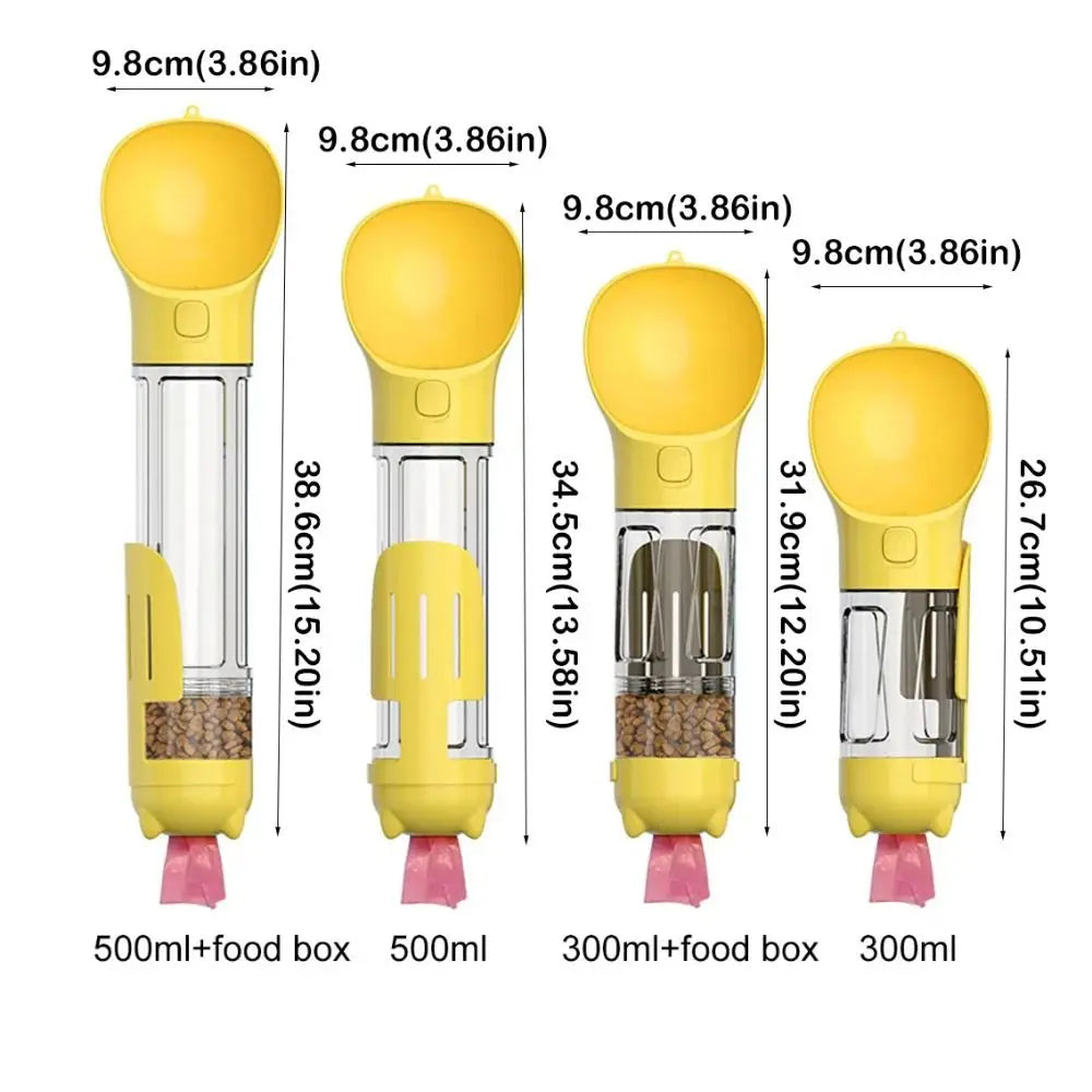 Distributeur voyage 3‑en‑1 pour chien