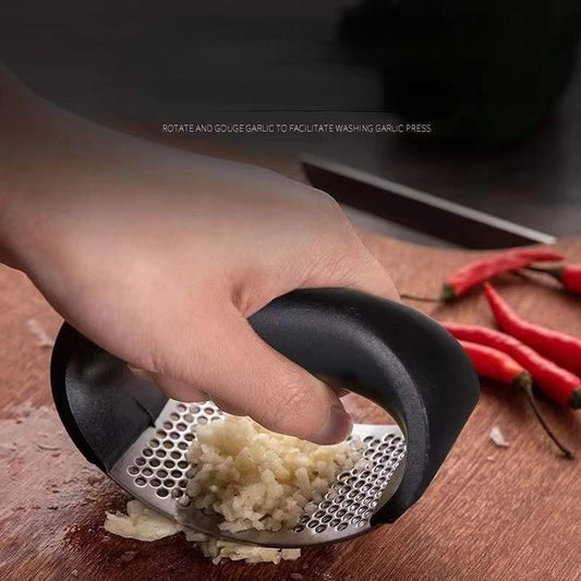 Presse-ail inox ergonomique