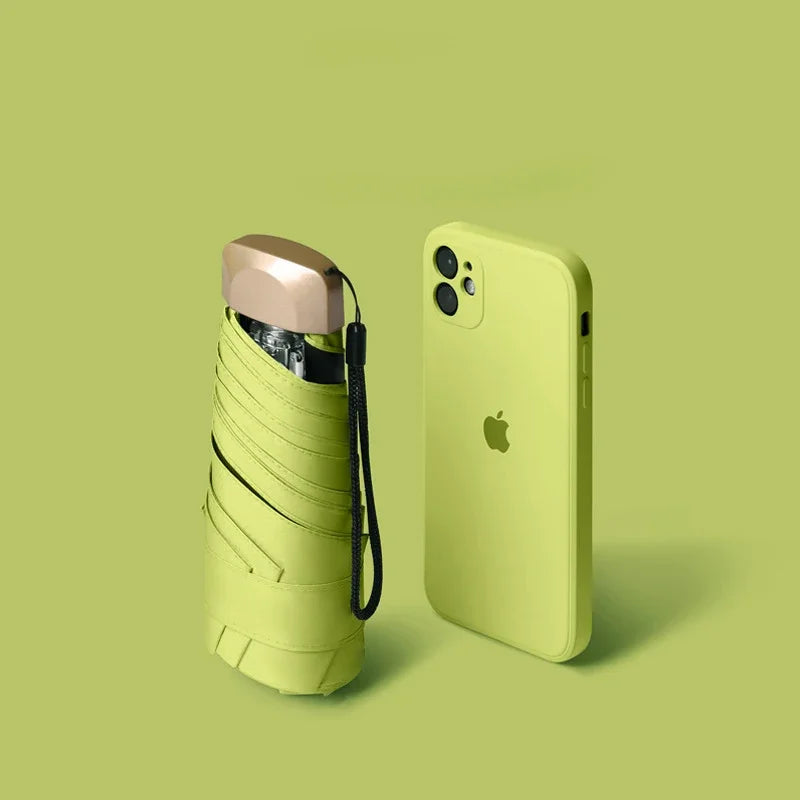 Mini parapluie de poche UV pliable (UPF 50+)