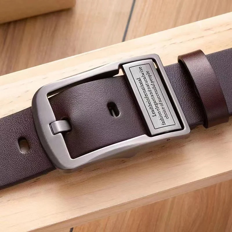 Ceinture cuir vachette luxe – boucle alliage auto‑ajustable