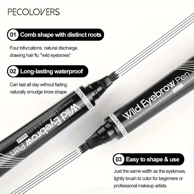 Stylo sourcils micro‑4 pointes waterproof