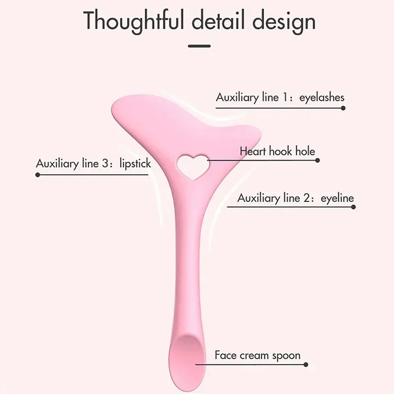 Pochoir eyeliner & masque silicone réutilisable