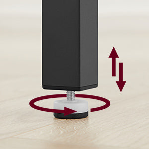 Table à manger VASAGLE 110×70 cm – bois & métal style industriel