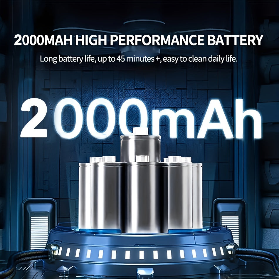 Aspirateur portable sans fil 2‑en‑1 – 15 000 Pa soufflage & aspiration